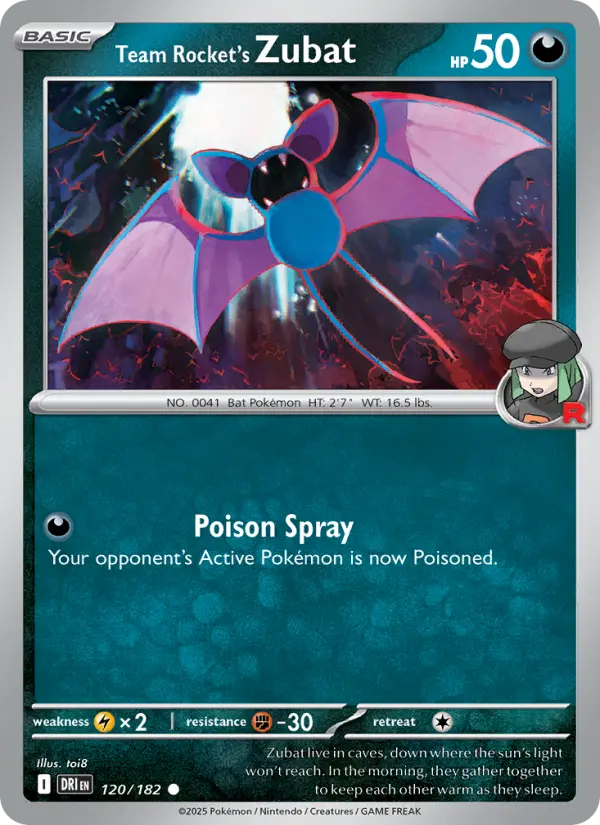Team Rocket's Zubat (DRI) 120