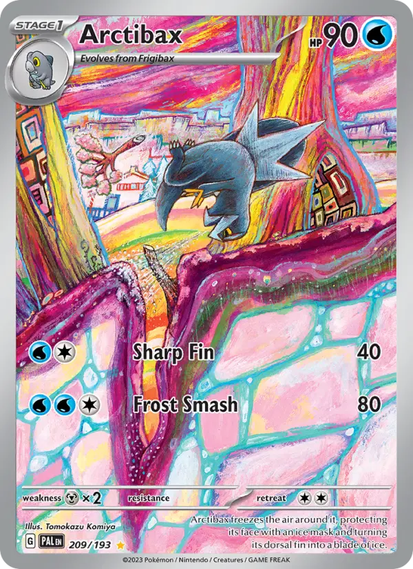 Arctibax Holo 209/193 Paldea Evolved Pokémon Card
