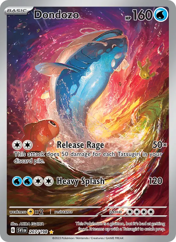 Dondozo Holo 207/198 Scarlet & Violet Pokémon Card