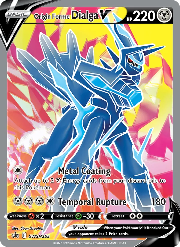 Origin Forme Dialga V Holo WH255/307 SWSH Black Star Promos Pokémon Card