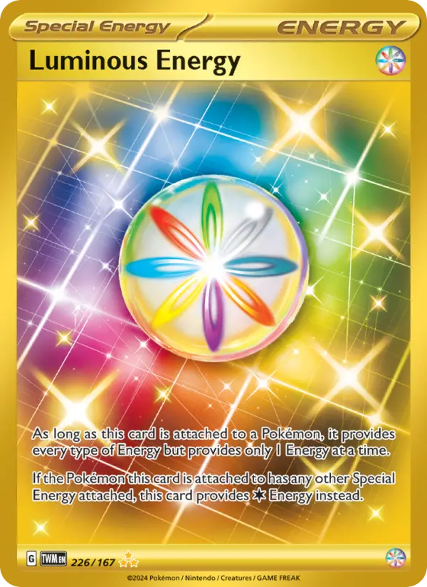 Luminous Energy Holo 226/167 Twilight Masquerade Pokémon Card