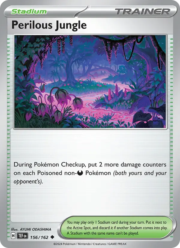 Perilous Jungle Reverse Holo 156/162 Temporal Forces Pokémon Card