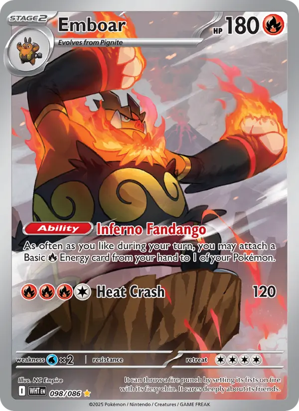 Emboar (WHT) 098