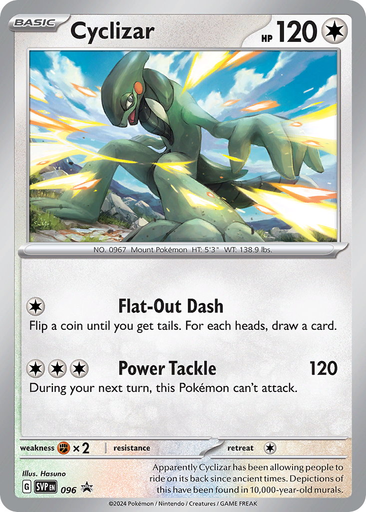 Cyclizar Holofoil 096/225 SVP Black Star Promos Pokémon Card