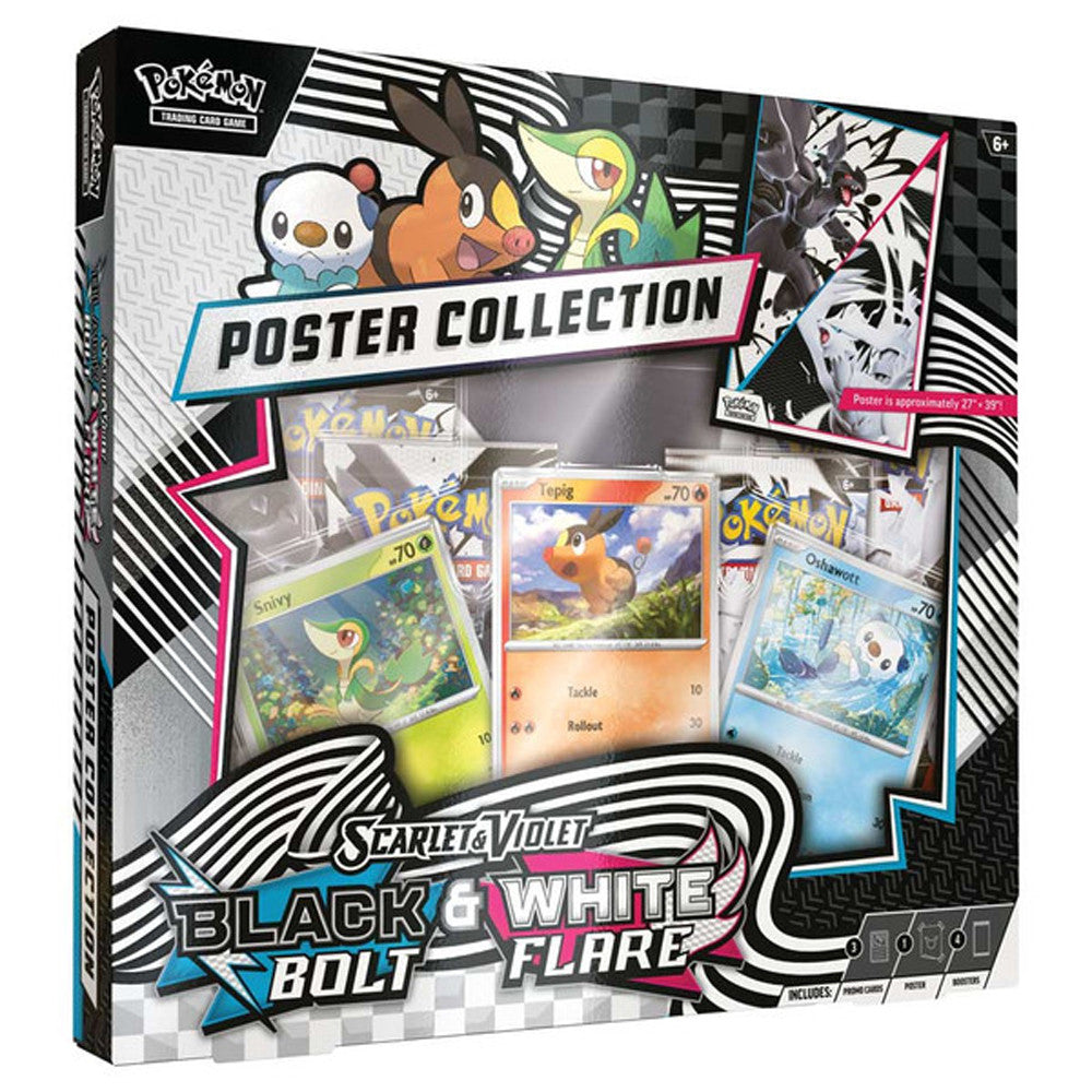Black & Bolt White Flare Unova Poster Collection Box