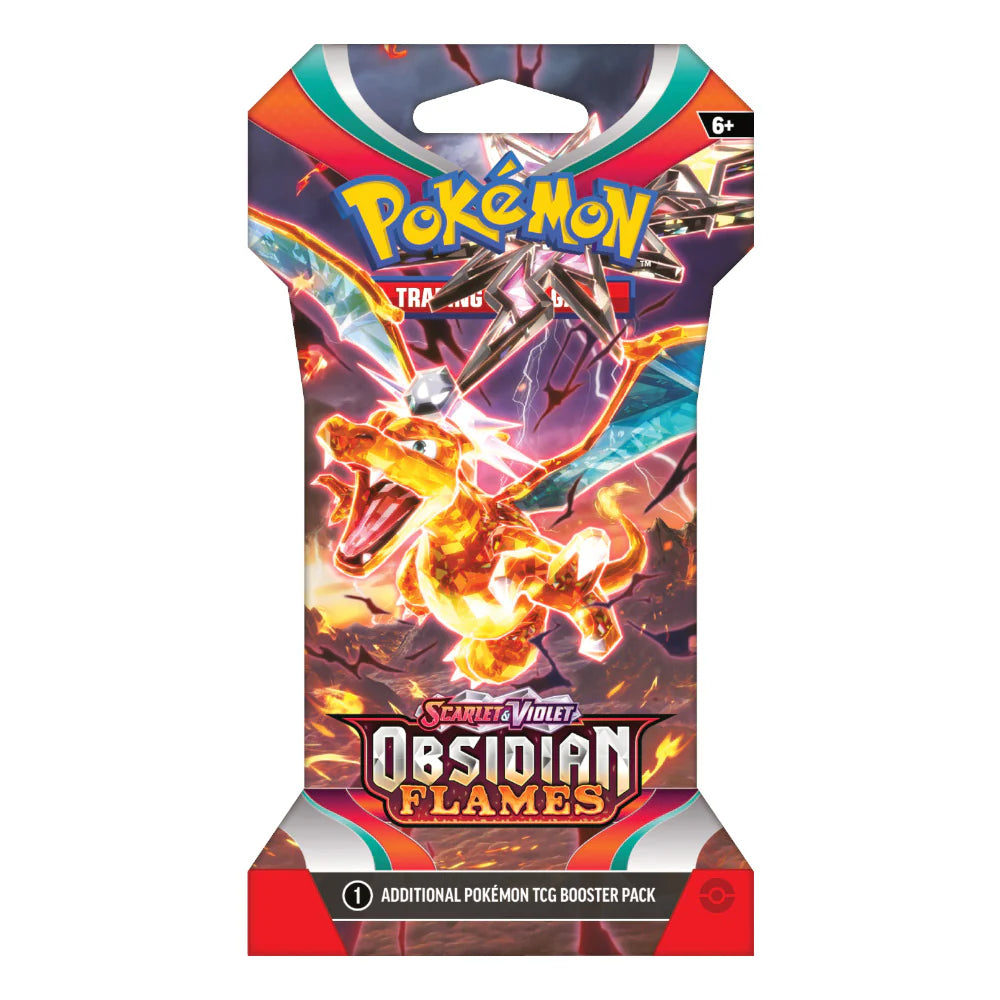 Obsedian Flames Sleeved Booster Pack