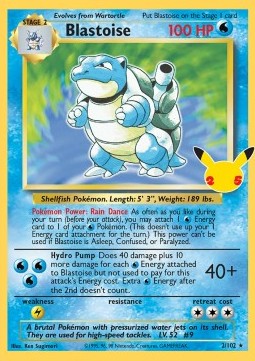 Blastoise Celebrations