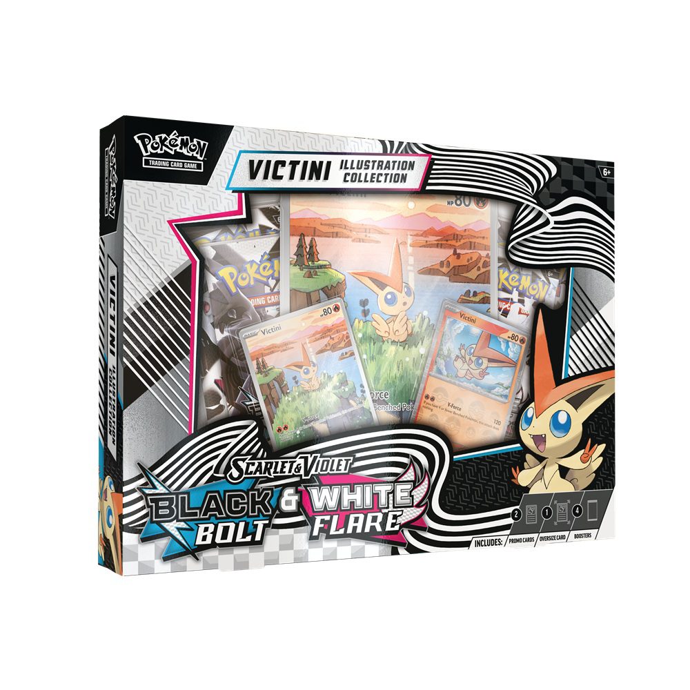 Black & Bolt White Flare Unova Victini Illustration