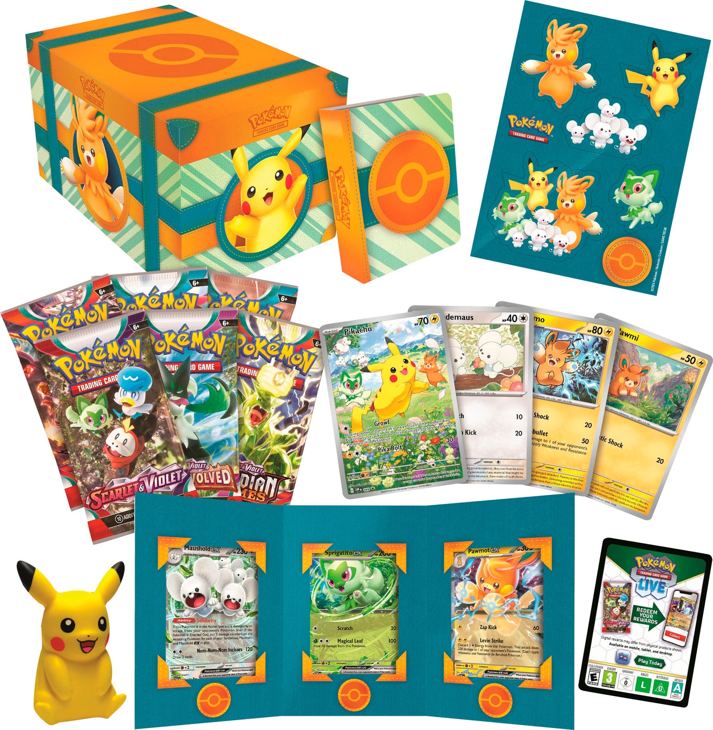 Pokemon Paldea Adventure Collectors Chest