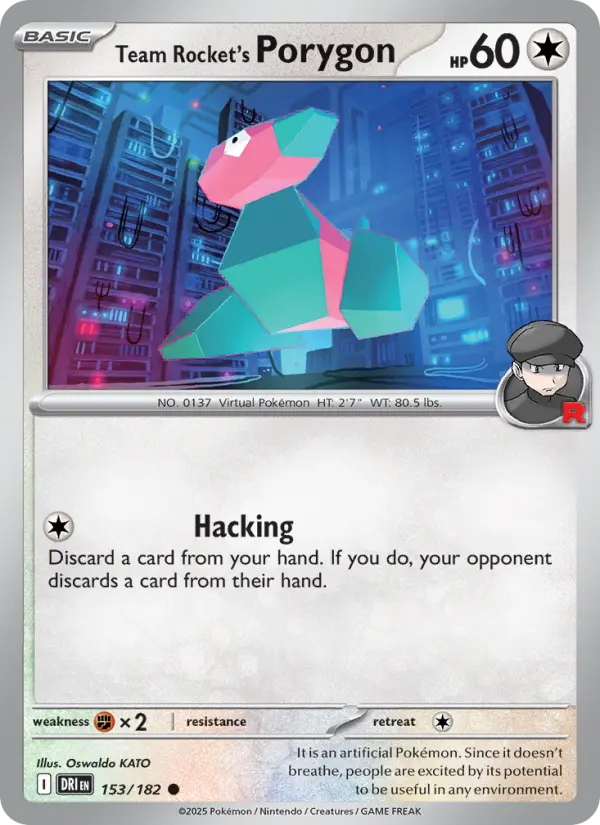 Team Rocket's Porygon (DRI) 153