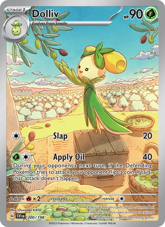 Dolliv Holo 200/198 Scarlet & Violet Pokémon Card