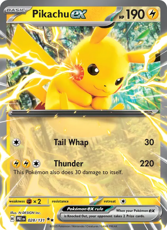 Pikachu ex (PRE) 028
