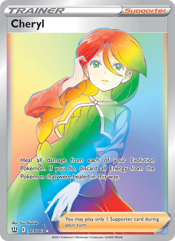 Cheryl Holo 173/163 Battle Styles Pokémon Card