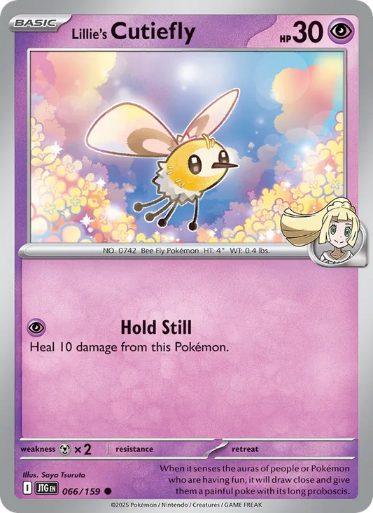 Lillie's Cutiefly Normal 066/159 Journey Together Pokémon Card