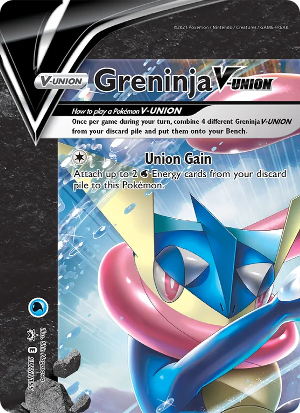 Greninja V-UNION Holo WH155/307 SWSH Black Star Promos Pokémon Card