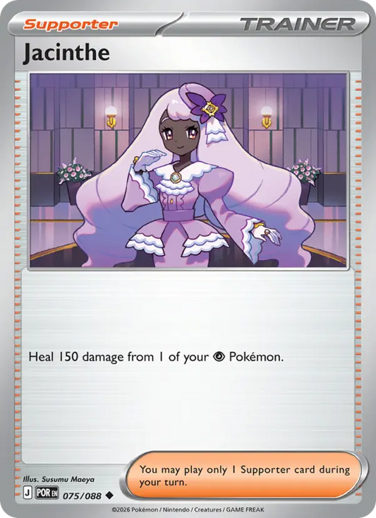 Jacinthe Reverse Holo 075/88 Perfect Order Pokémon Card