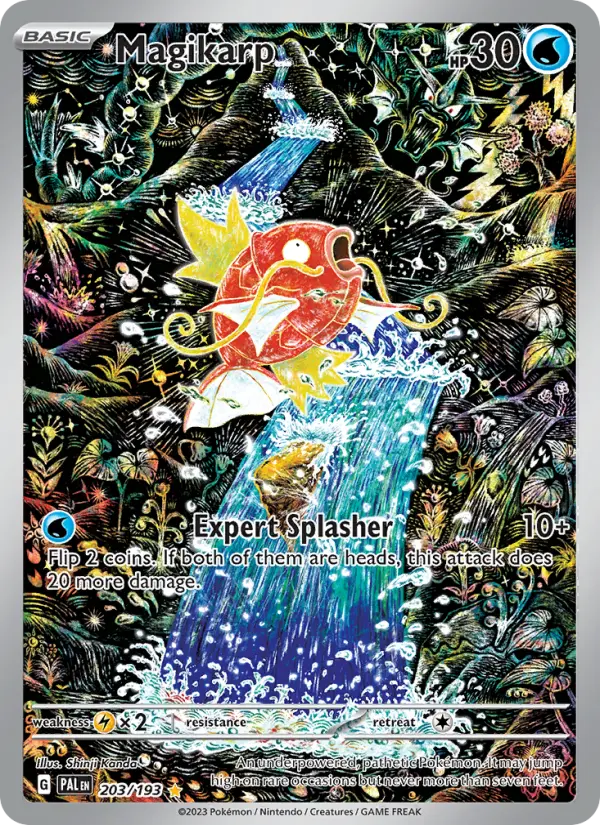 Magikarp Holo 203/193 Paldea Evolved Pokémon Card