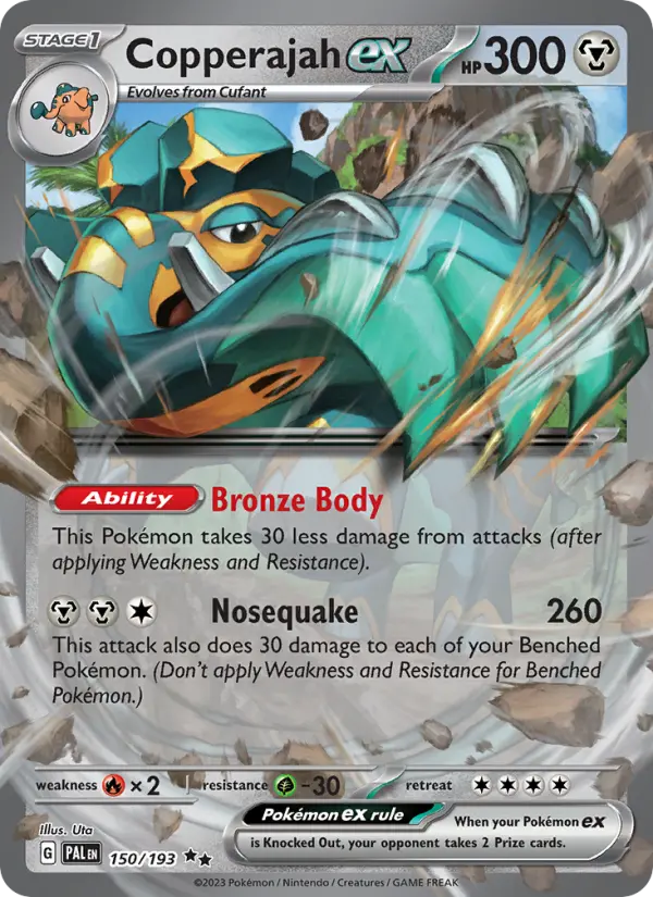 Copperajah ex Holo 150/193 Paldea Evolved Pokémon Card