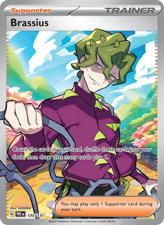 Brassius Holo 135/131 Prismatic Evolutions Pokémon Card