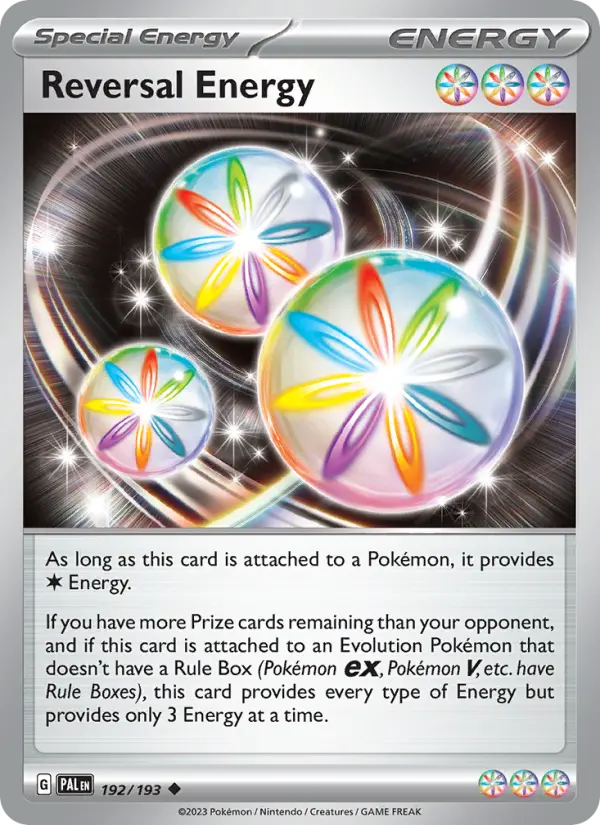 Reversal Energy Non-Foil 192/193 Paldea Evolved Pokémon Card