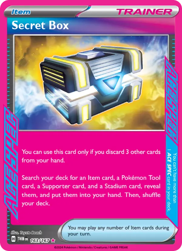 Secret Box Holo 163/167 Twilight Masquerade Pokémon Card