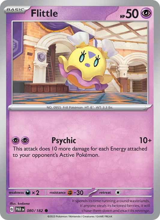 Flittle Normal 080/182 Paradox Rift Pokémon Card