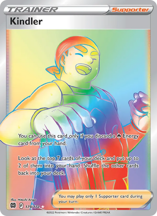 Kindler Holo 179/172 Brilliant Stars Pokémon Card