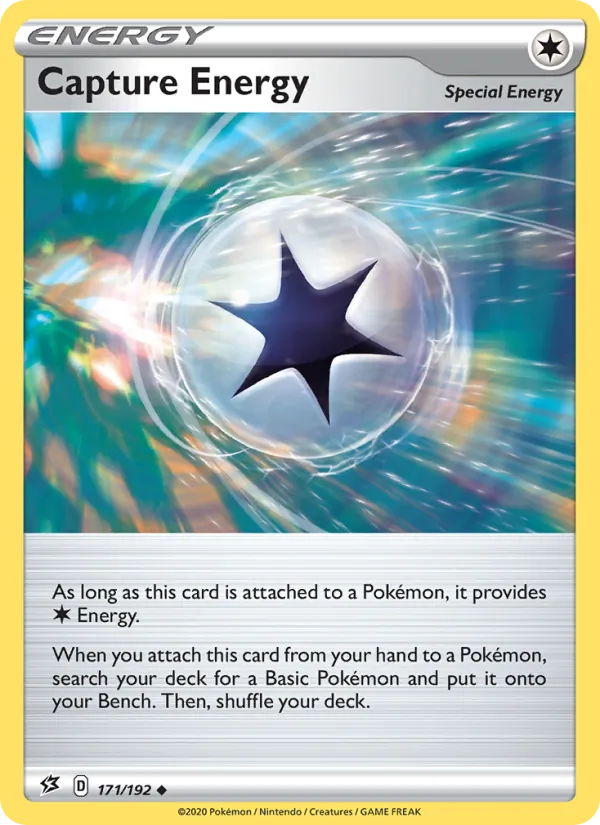 Capture Energy Reverse Holo 171/192 Rebel Clash Pokémon Card