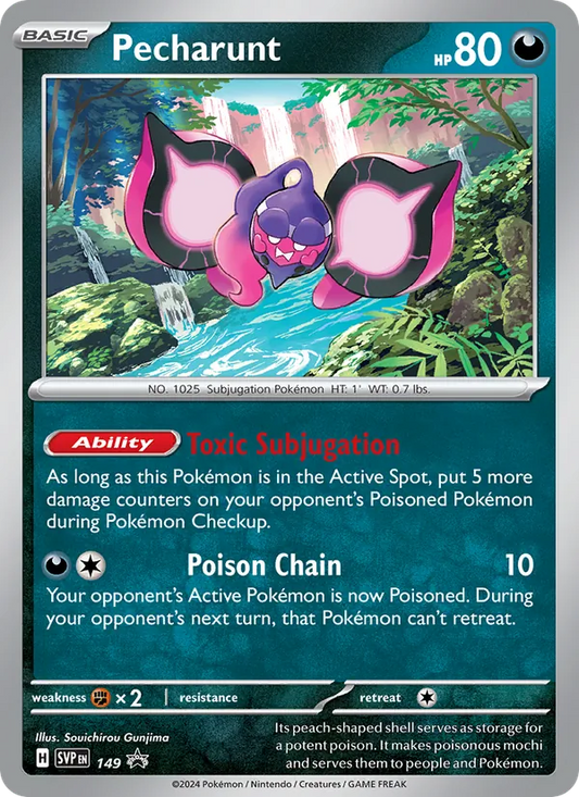 Pecharunt Holo 149/225 SVP Black Star Promos Pokémon Card