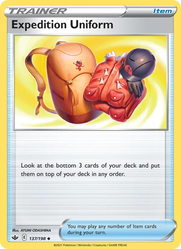 Expedition Uniform Reverse Holo 137/198 Chilling Reign Pokémon Card