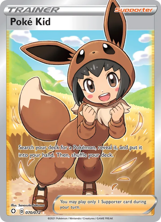 Poké Kid Holo 070/72 Shining Fates Pokémon Card