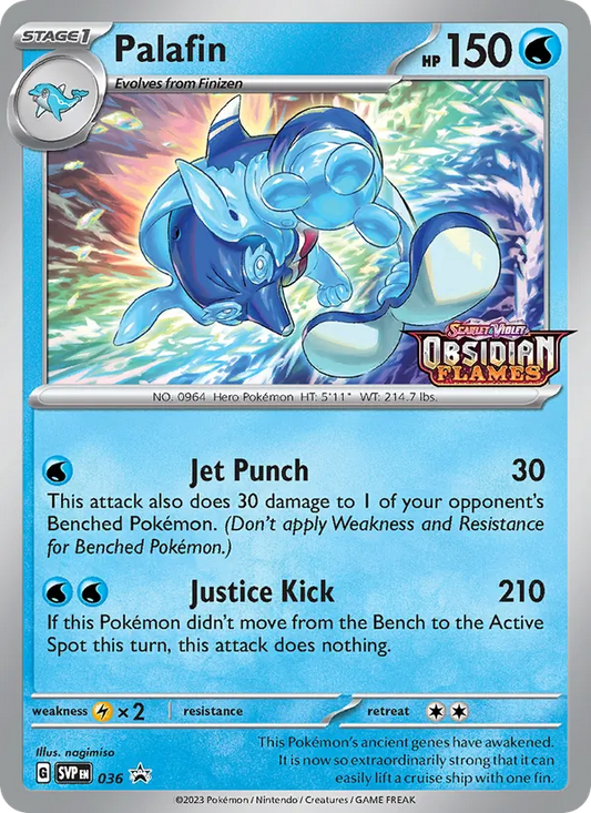 Palafin Holo 036/225 SVP Black Star Promos Pokémon Card