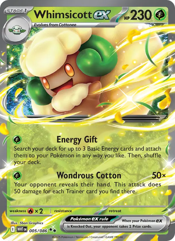 Whimsicott ex (WHT) 005