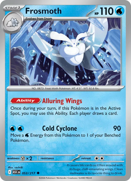 Frosmoth Normal 053/217 Ascended Heroes Pokémon Card