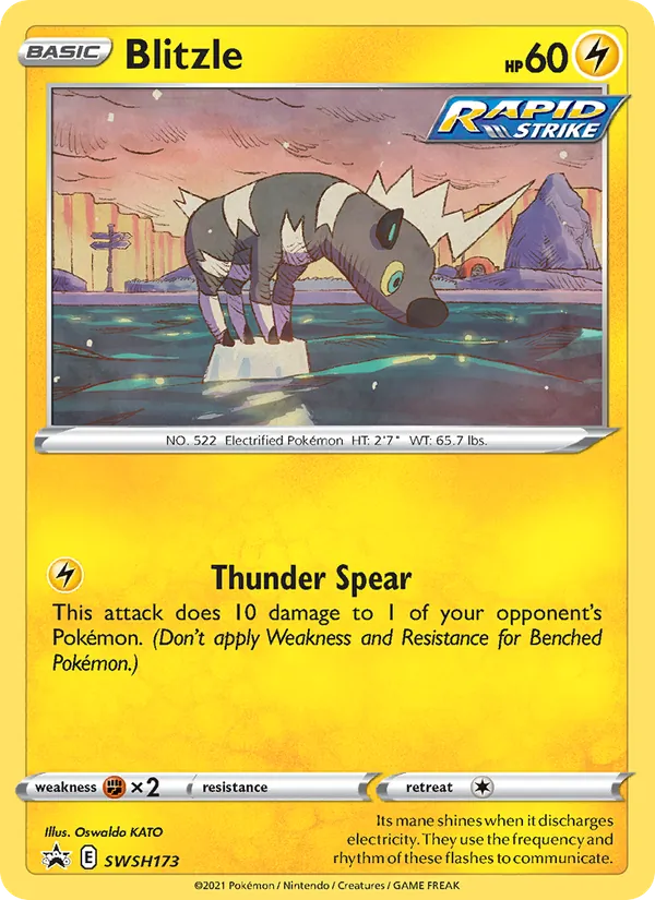 Blitzle Holo WH173/307 SWSH Black Star Promos Pokémon Card