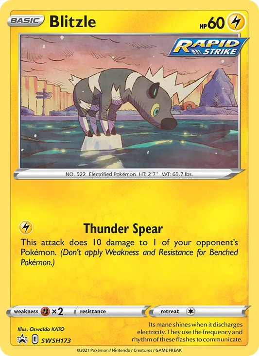 Blitzle Holo WH173/307 SWSH Black Star Promos Pokémon Card