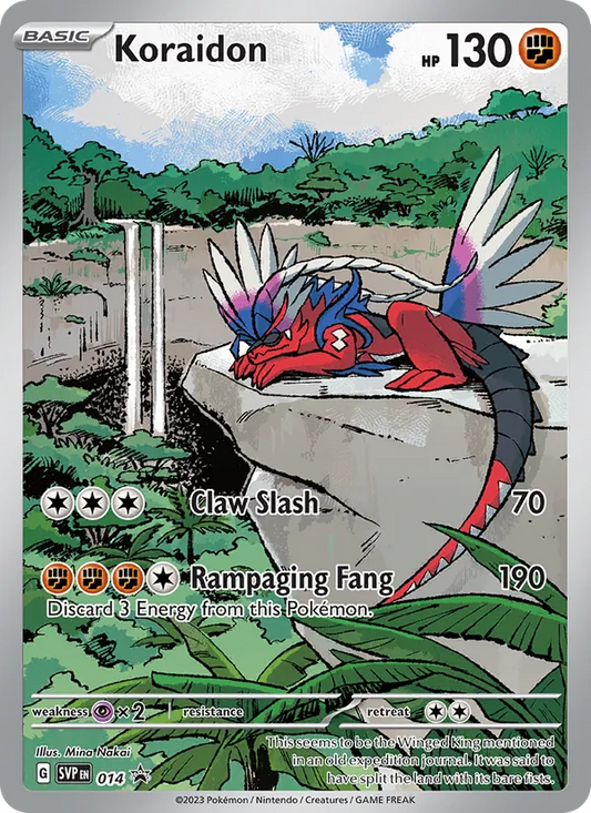 Koraidon Holo 014/225 SVP Black Star Promos Pokémon Card