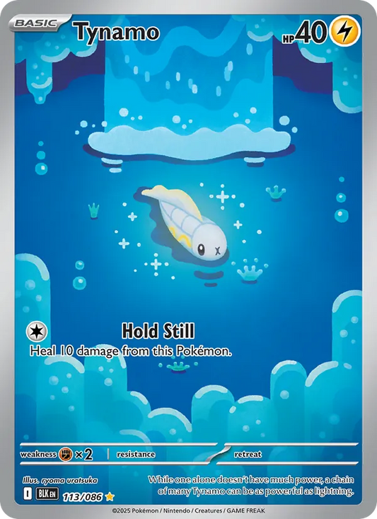 Tynamo Holo 113/86 Black Bolt Pokémon Card