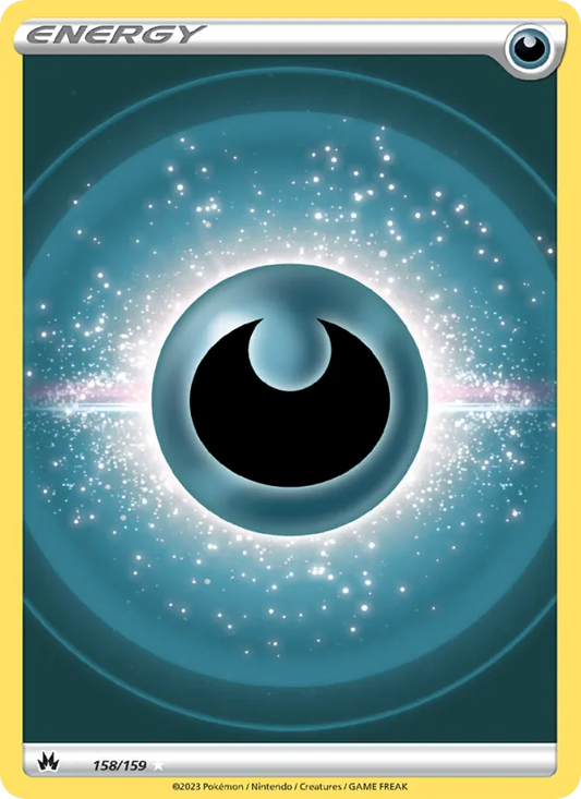 Darkness Energy Holo 158/159 Crown Zenith Pokémon Card