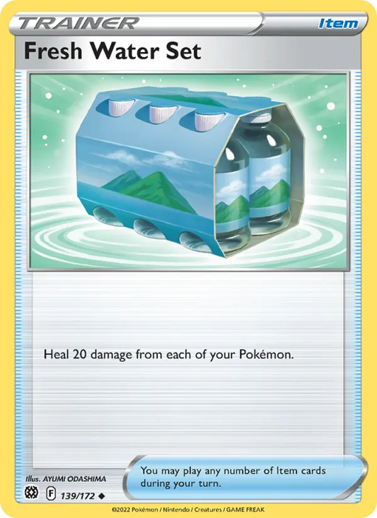 Fresh Water Set Normal 139/172 Brilliant Stars Pokémon Card