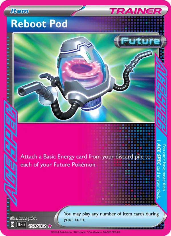Reboot Pod Holo 158/162 Temporal Forces Pokémon Card