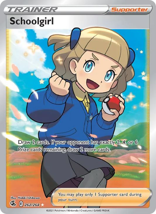 Schoolgirl Holo 262/264 Fusion Strike Pokémon Card