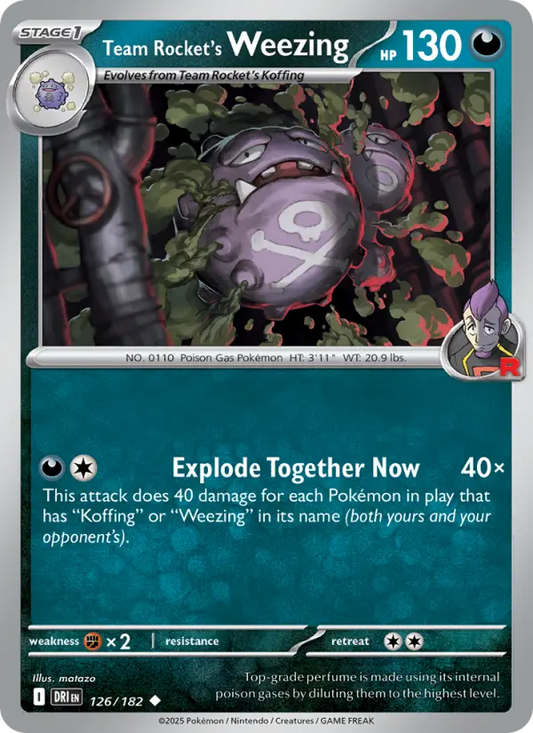 Team Rocket's Weezing (DRI) 126
