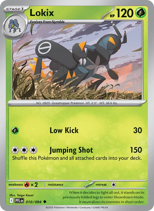 Lokix Normal 010/94 Phantasmal Flames Pokémon Card