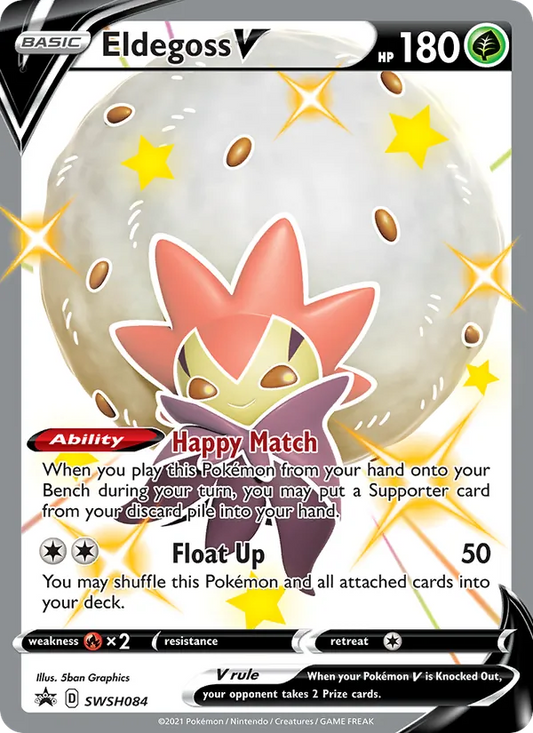 Eldegoss V Holo WH084/307 SWSH Black Star Promos Pokémon Card