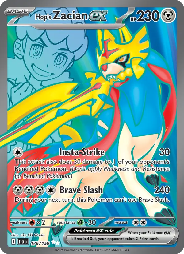 Hop's Zacian ex (JTG) 176