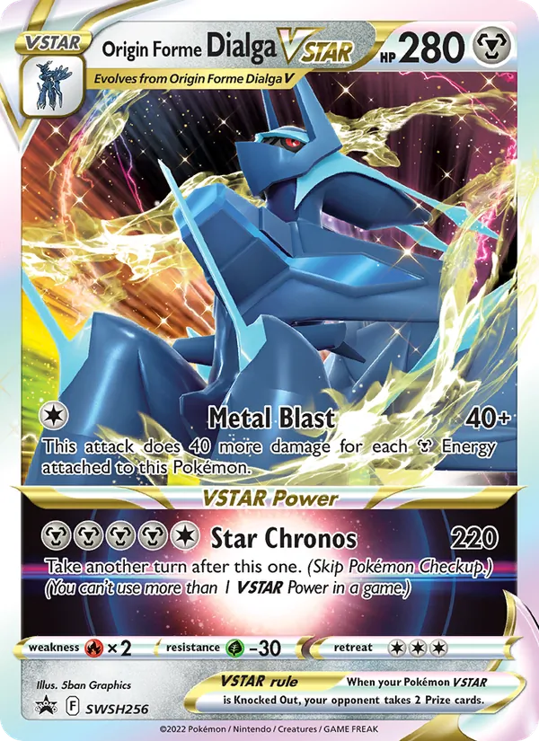 Origin Forme Dialga VSTAR Holo WH256/307 SWSH Black Star Promos Pokémon Card