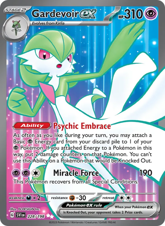 Gardevoir ex Holo 228/198 Scarlet & Violet Pokémon Card