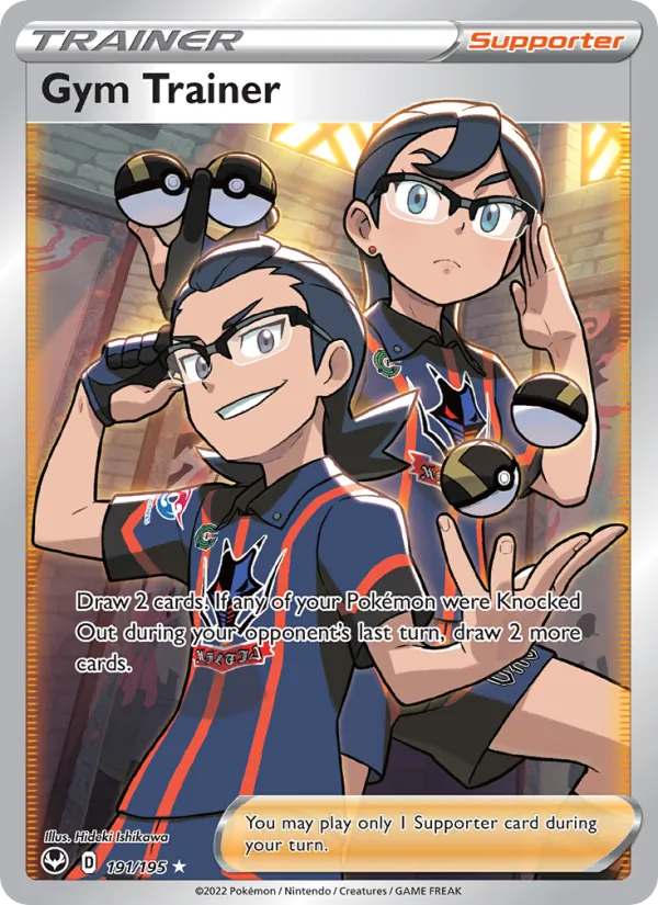 Gym Trainer Holo 191/195 Silver Tempest Pokémon Card