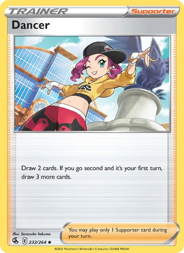 Dancer Reverse Holo 232/264 Fusion Strike Pokémon Card